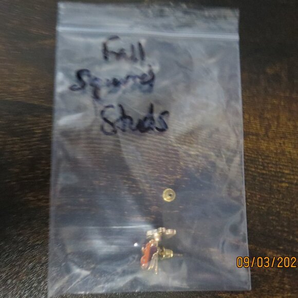 Fall Inspired Squirrel with Acorn Stud Earrings - Picture 2 of 2